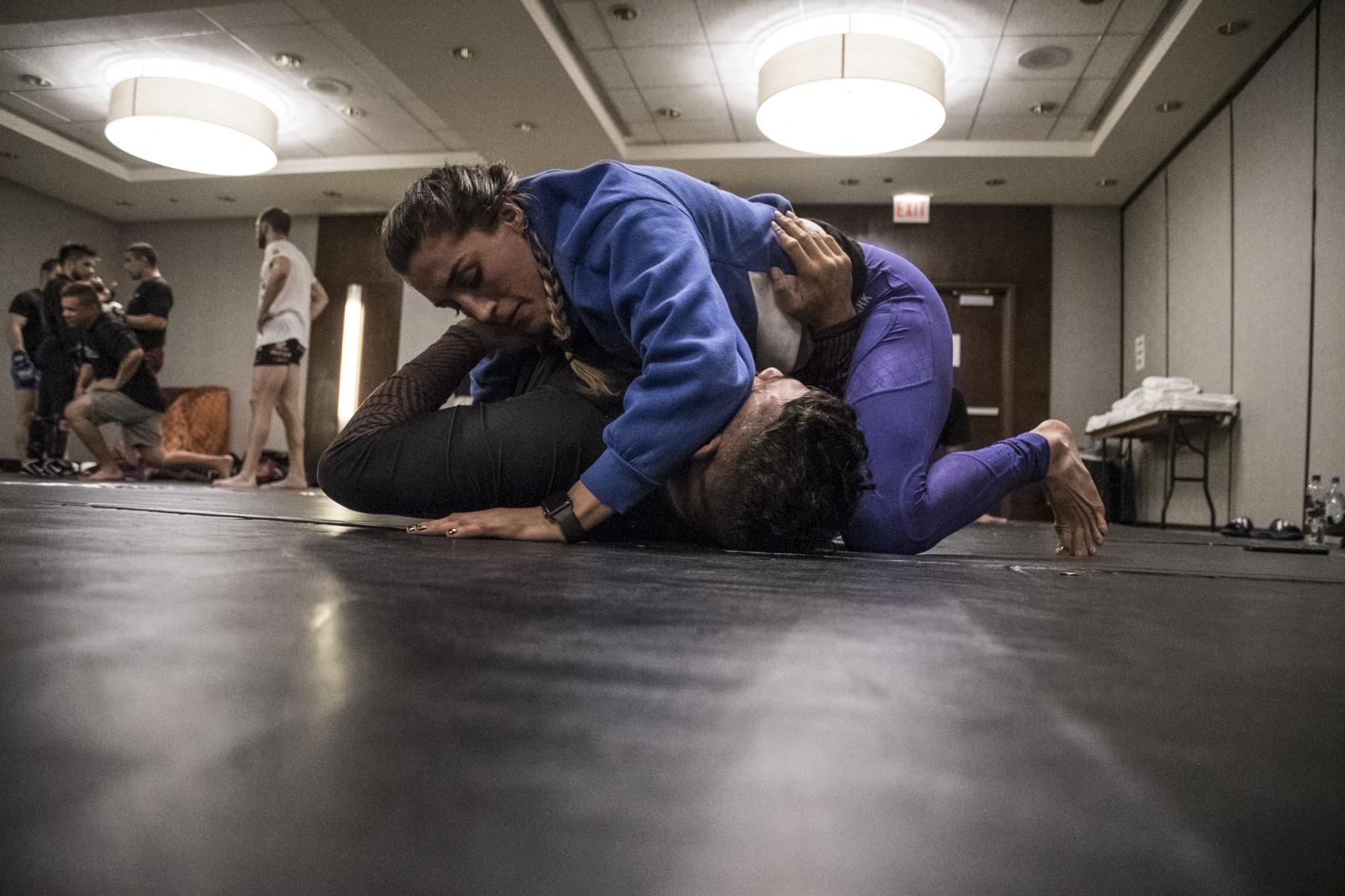 UFC 238 Tatiana Suarez night training