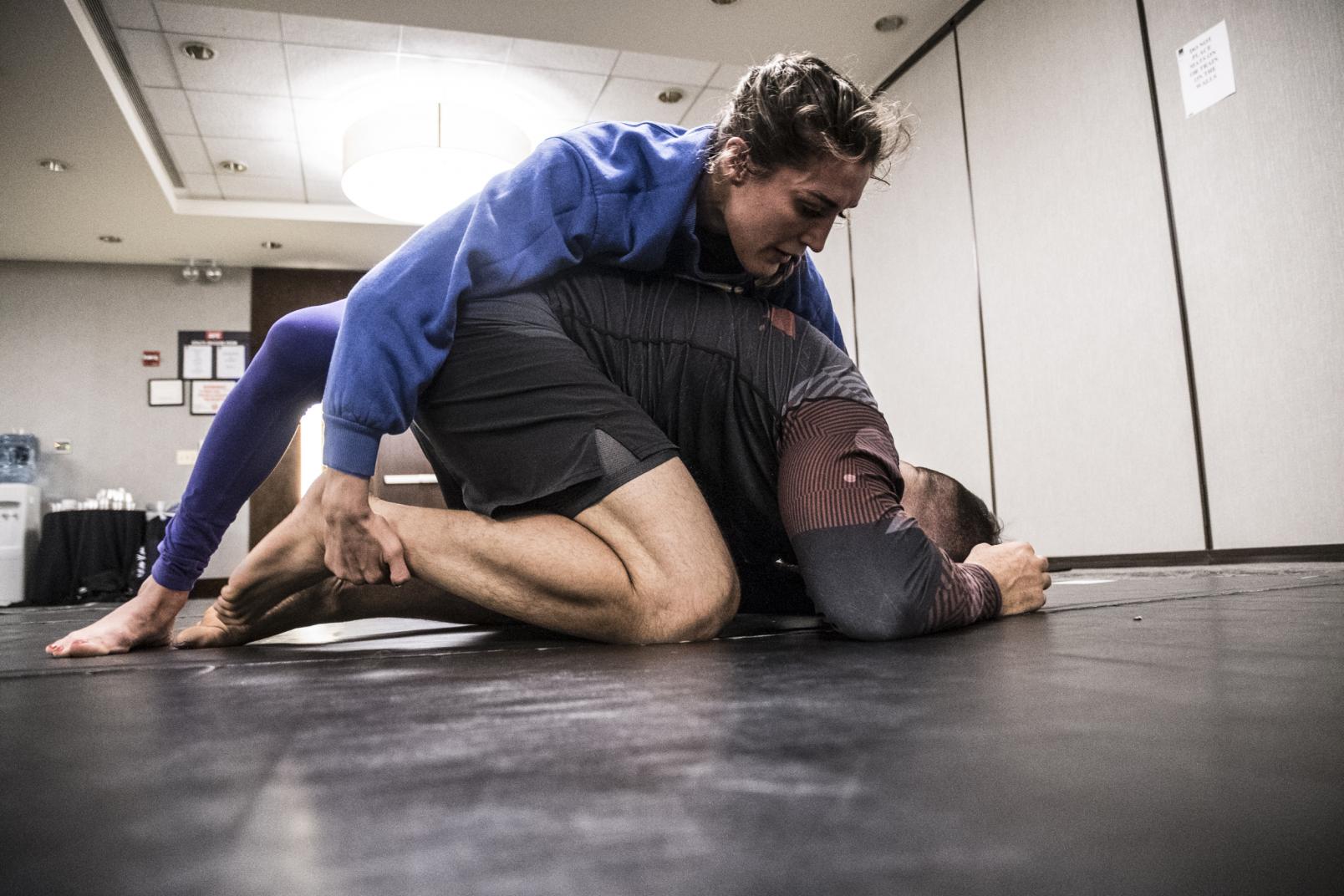 UFC 238 Tatiana Suarez night training