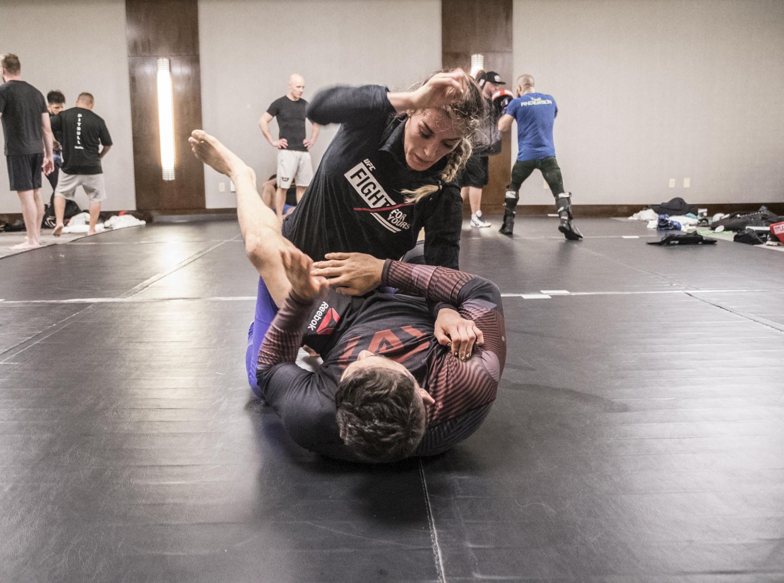 UFC 238 Tatiana Suarez night training