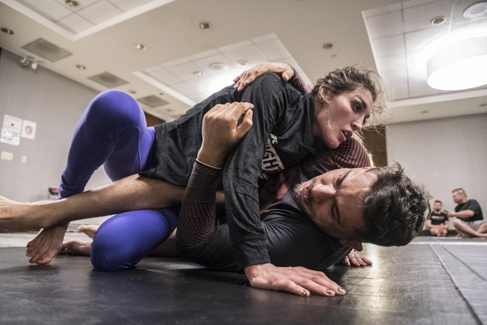 UFC 238 Tatiana Suarez night training