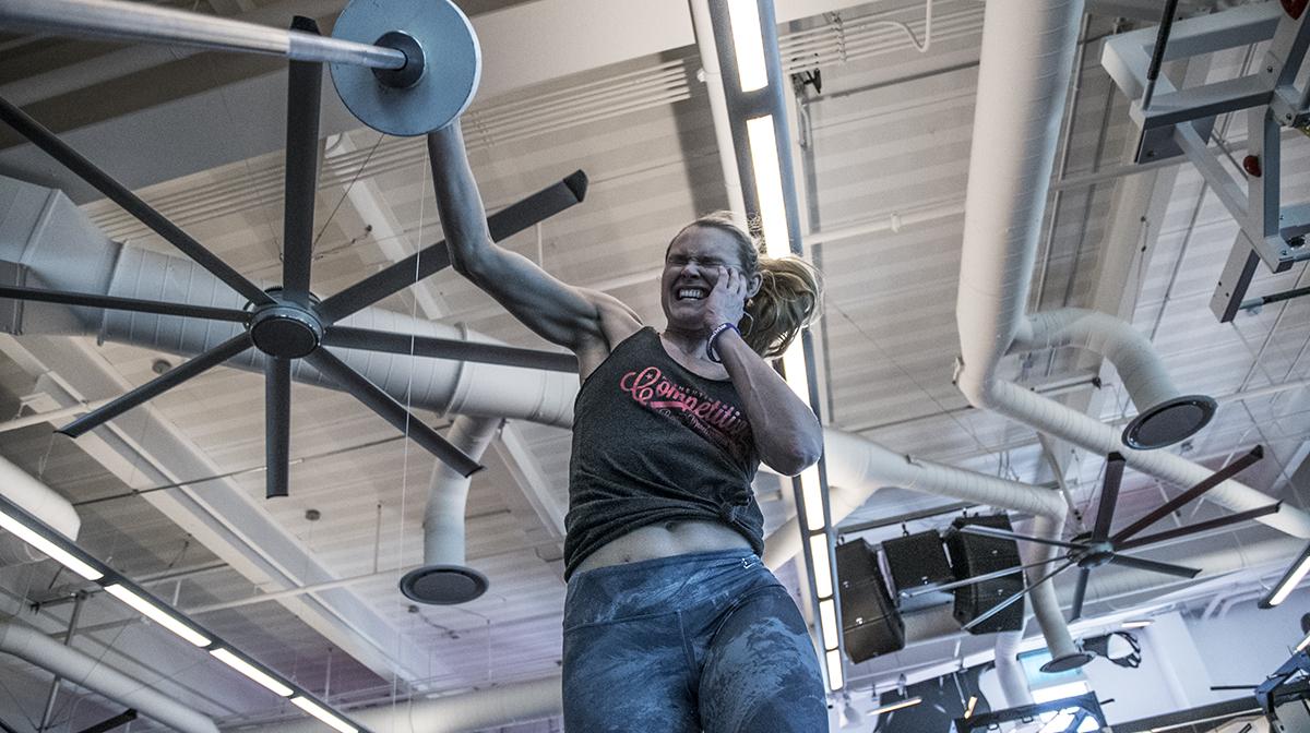 Andrea Lee training at the UFC Performance Institute March 2019