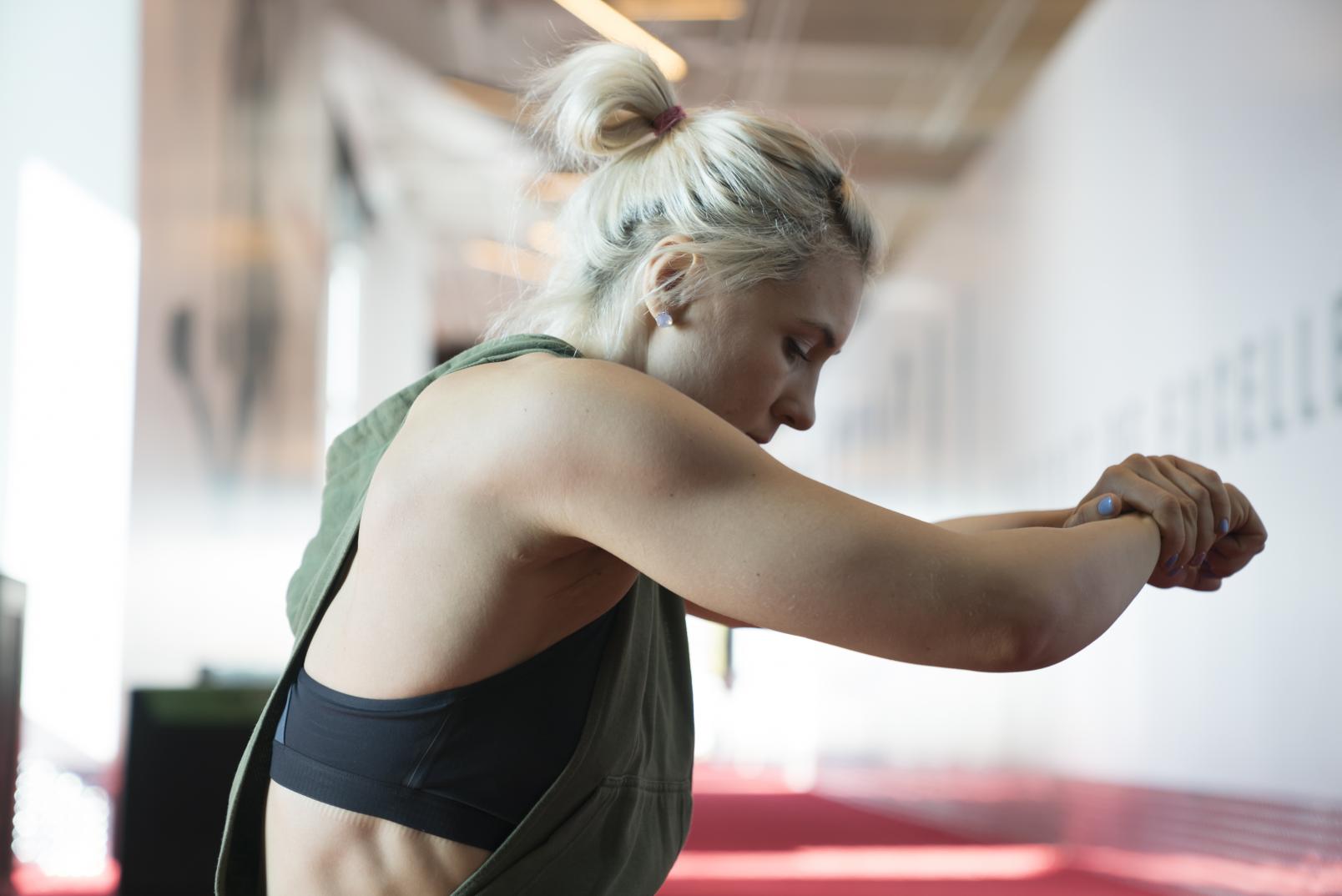 Yana Kunitskaya training at the UFC PI November 2019