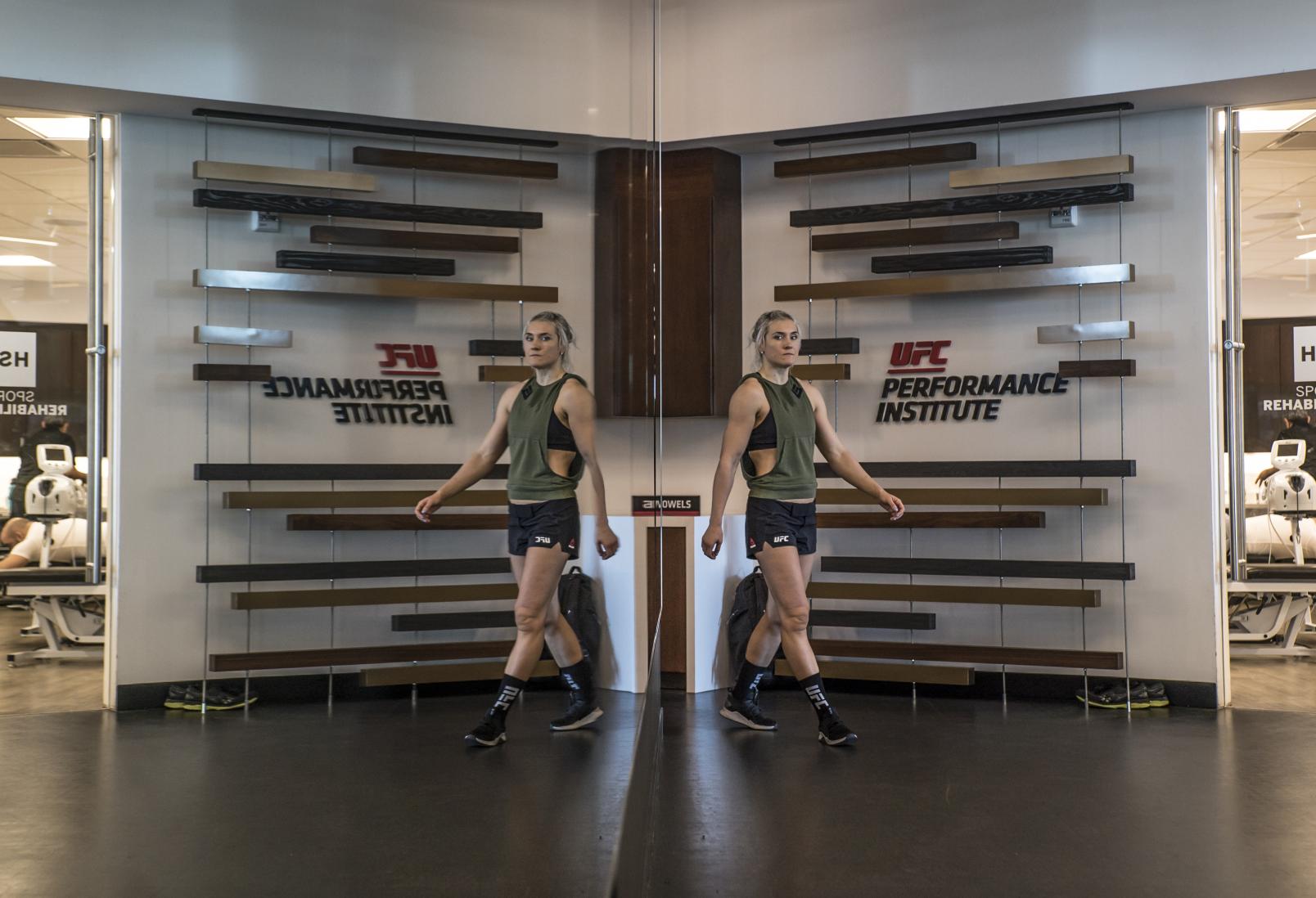 Yana Kunitskaya training at the UFC PI November 2019
