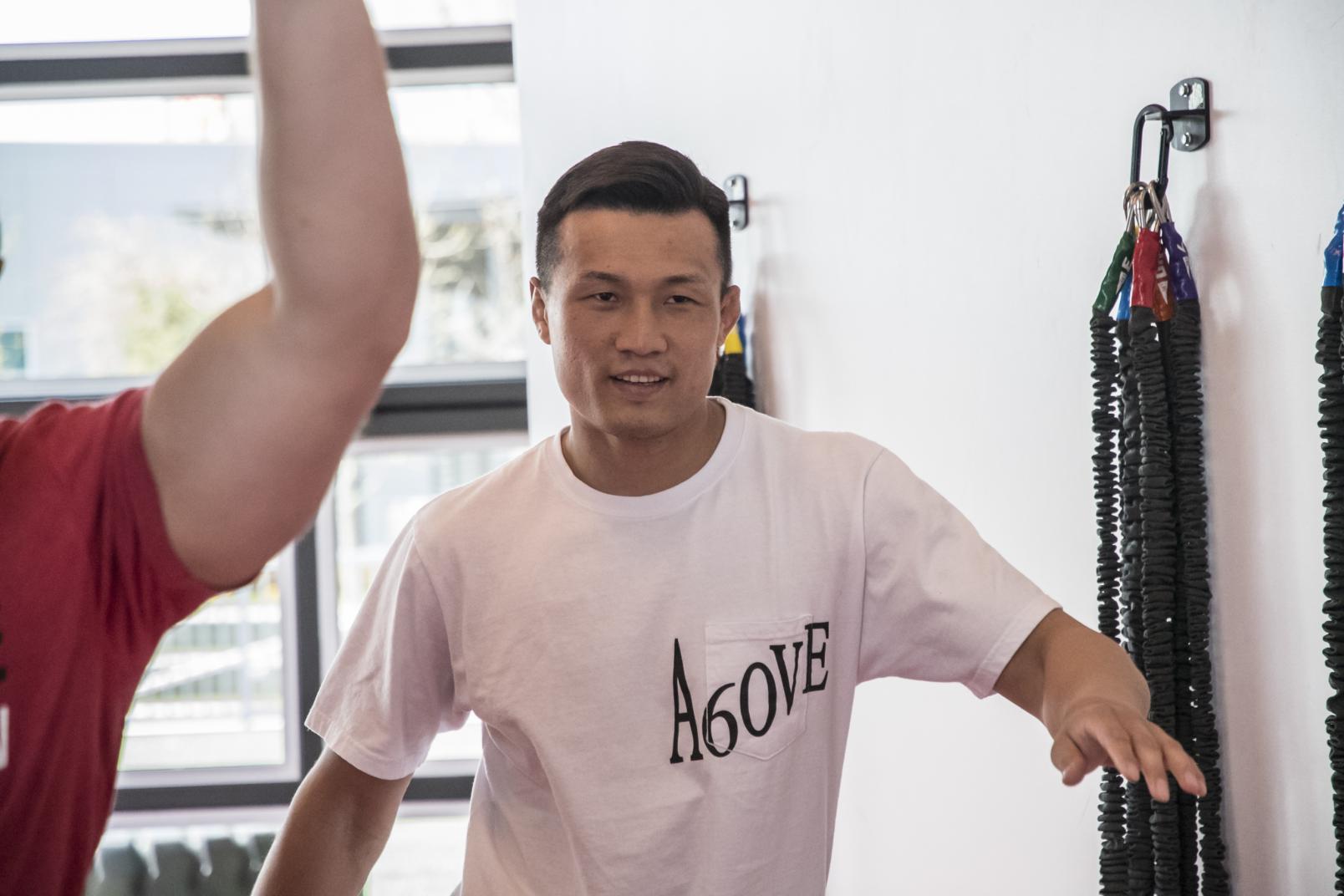 Jung Chan-Sung “The Korean Zombie” training at the UFC Performance Institute