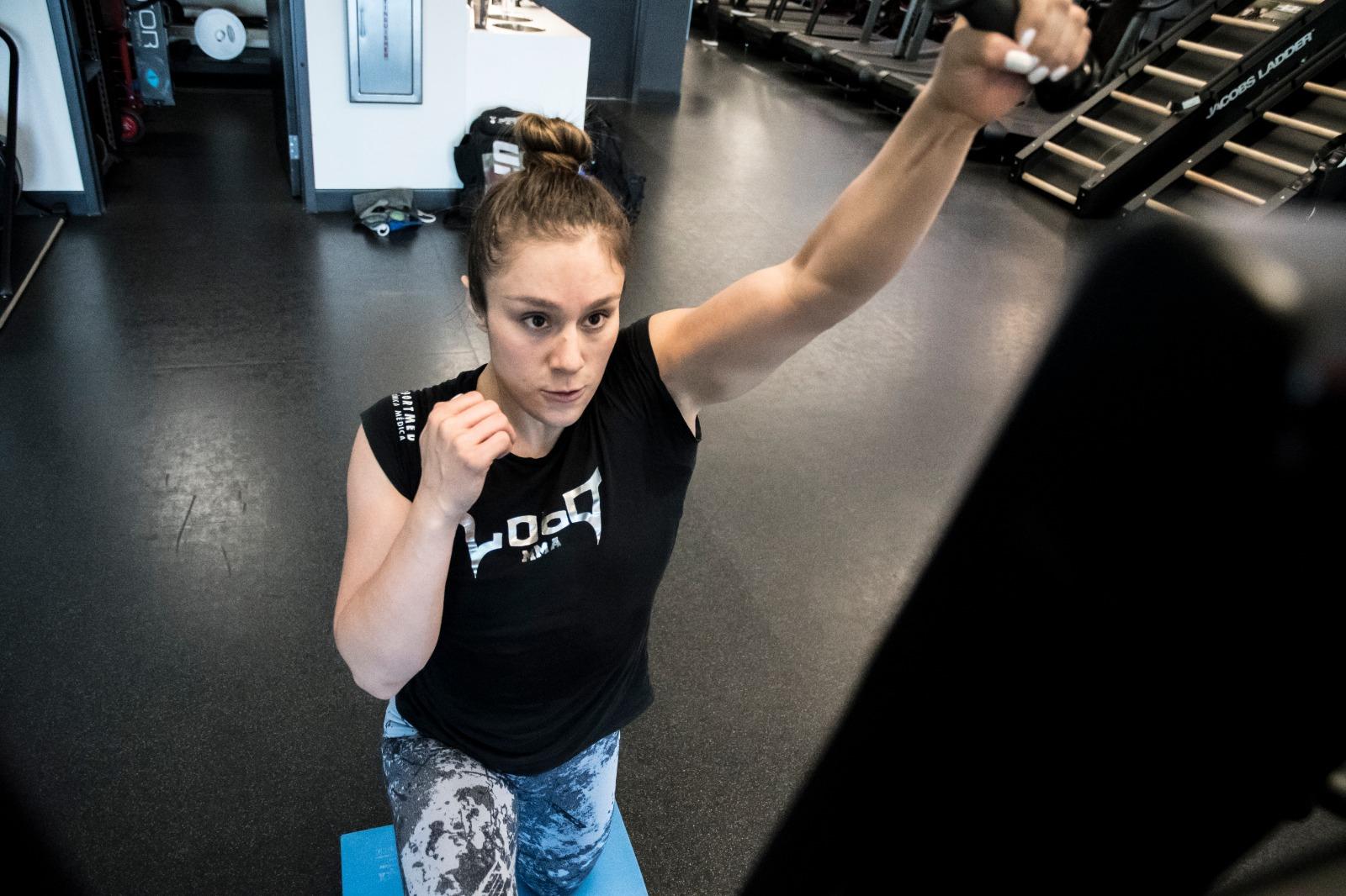 12- Alexa Grasso training at the UFC Performance Institute for UFC 246