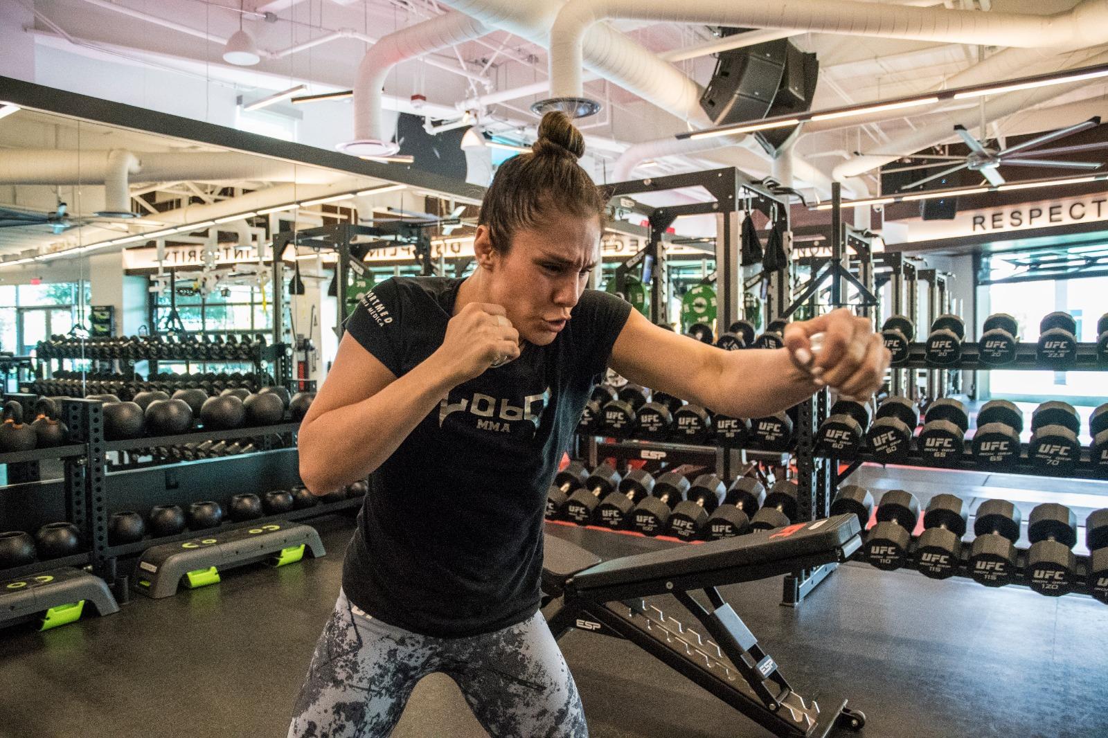 15- Alexa Grasso training at the UFC Performance Institute for UFC 246
