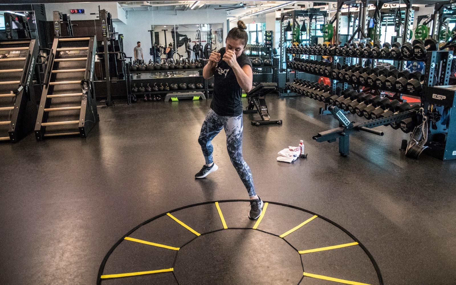 17- Alexa Grasso training at the UFC Performance Institute for UFC 246