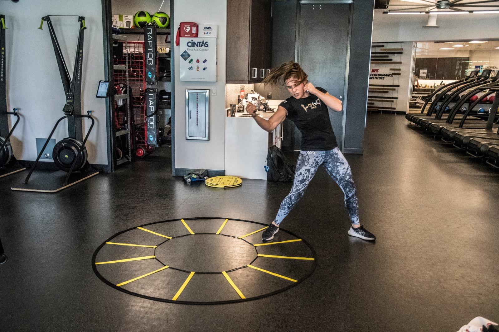 18- Alexa Grasso training at the UFC Performance Institute for UFC 246