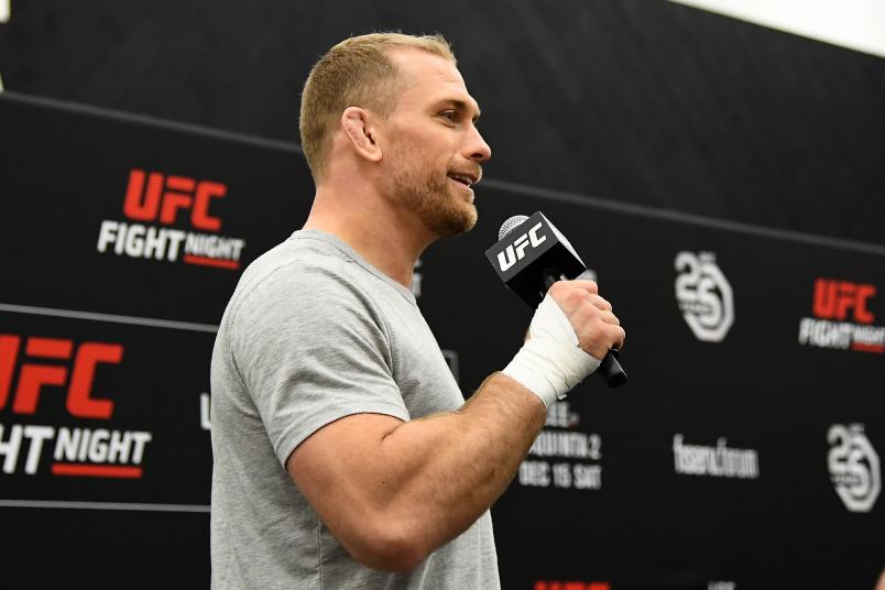 MILWAUKEE, WISCONSIN - DECEMBER 12: Zak Ottow participates in open workouts on December 12, 2018 in Milwaukee, Wisconsin. (Photo by Stacy Revere/Zuffa LLC/Zuffa LLC)