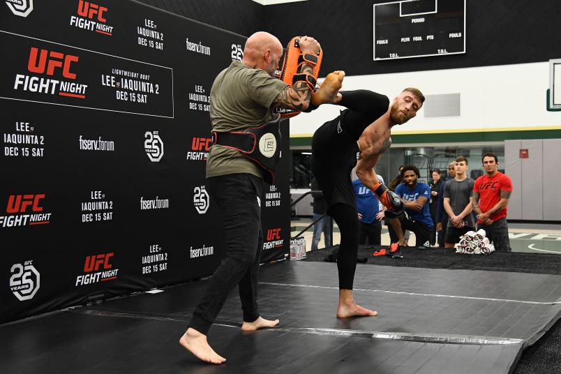 MILWAUKEE, WISCONSIN - DECEMBER 12: Gerald Meerschaert participates in open workouts on December 12, 2018 in Milwaukee, Wisconsin. (Photo by Stacy Revere/Zuffa LLC/Zuffa LLC)