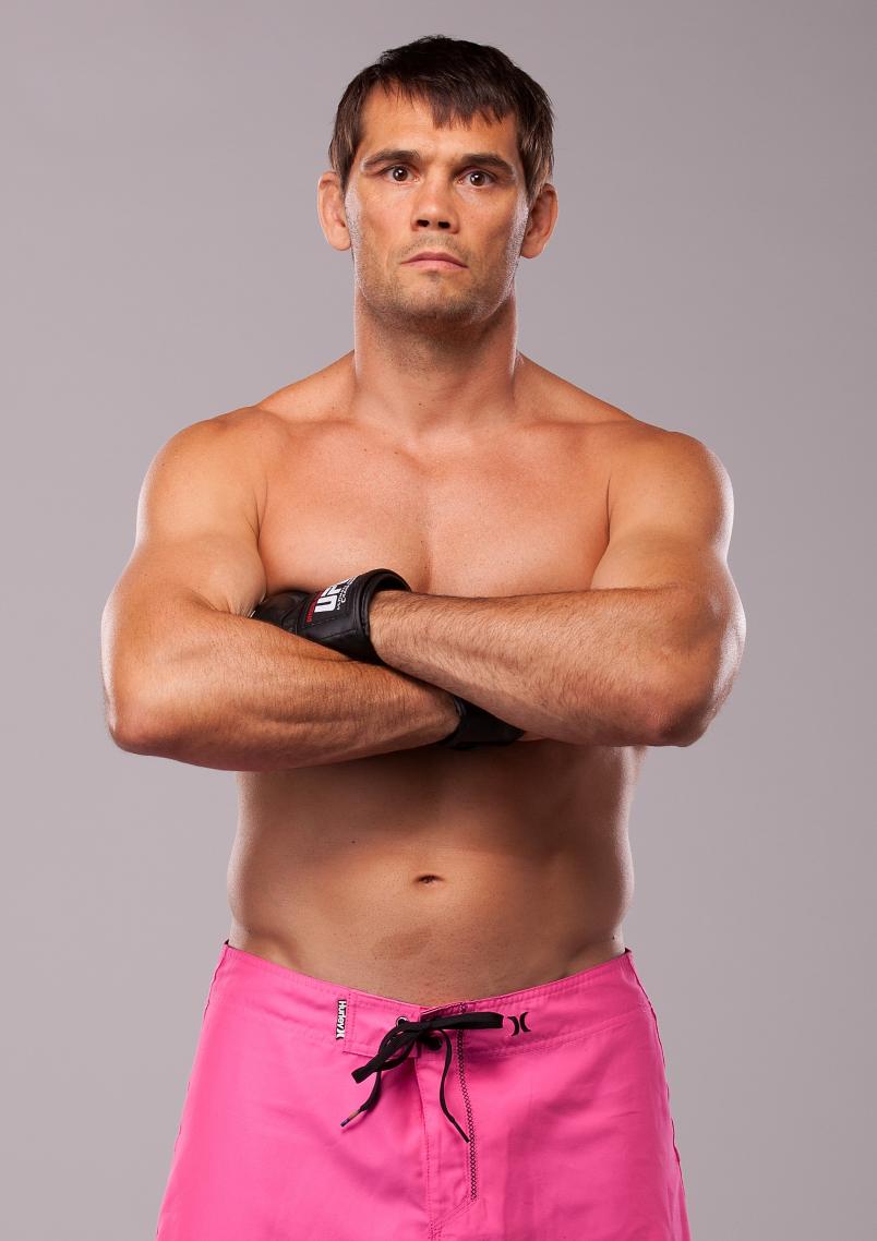 LAS VEGAS, NV - JULY 09: Rich Franklin poses for a portrait on July 9, 2012 in Las Vegas, Nevada. (Photo by Jim Kemper/Zuffa LLC/Zuffa LLC via Getty Images)