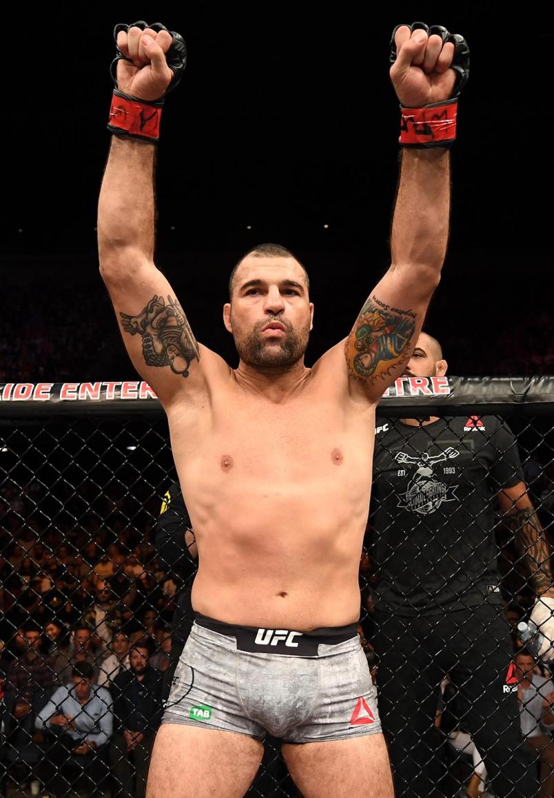 Mauricio 'Shogun' Rua of Brazil prepares to fight Tyson Pedro of Australia in their light heavyweight bout during the UFC Fight Night event inside Adelaide Entertainment Centre on December 2, 2018 in Adelaide, Australia. (Photo by Jeff Bottari/Zuffa LLC)