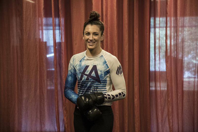 2 - Montana de la Rosa training in Melbourne for UFC 234