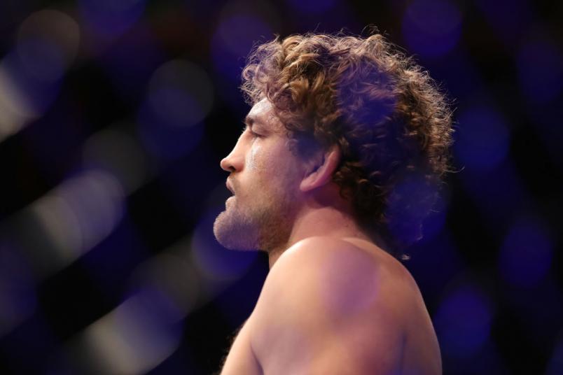 Ben Askren walks to the octagon in his welterweight fight during the UFC 239
