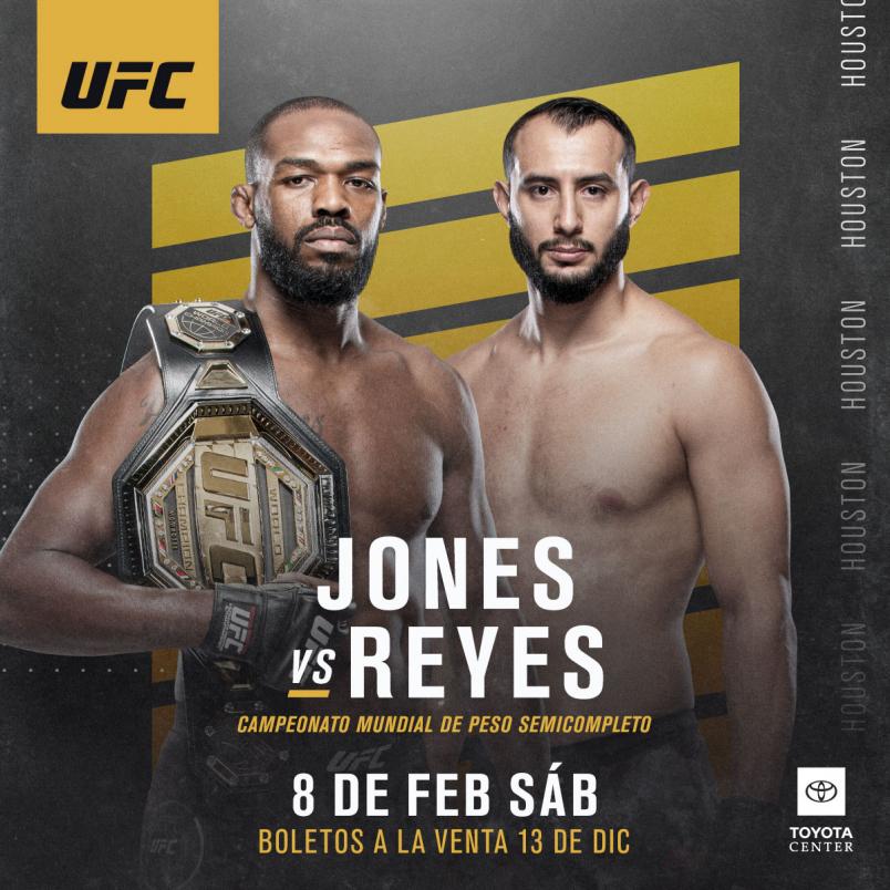 UFC 246 Jon Jones vs Dominick Reyes spanish announcement 2