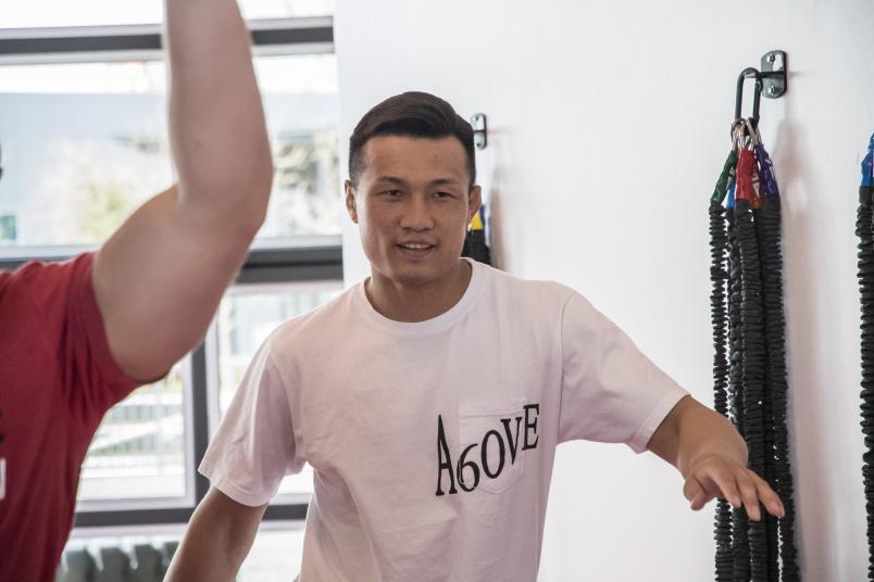 Jung Chan-Sung “The Korean Zombie” training at the UFC Performance Institute