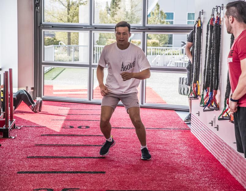 09 Jung Chan-Sung “The Korean Zombie” training at the UFC Performance Institute