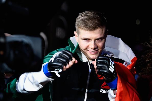LAS VEGAS, NV - AUGUST 20: Marvin Vettori of Italy prepares to fight Alberto Uda of Brazil in their middleweight bout during the UFC 202 event at T-Mobile Arena on August 20, 2016 in Las Vegas, Nevada. (Photo by Jeff Bottari/Zuffa LLC/Zuffa LLC via Gett