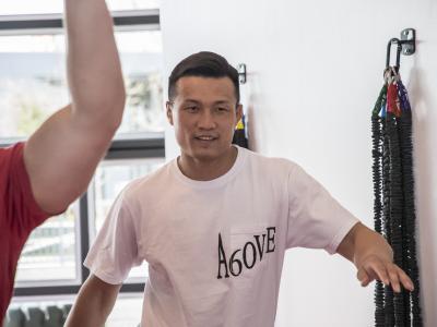 Jung Chan-Sung “The Korean Zombie” training at the UFC Performance Institute