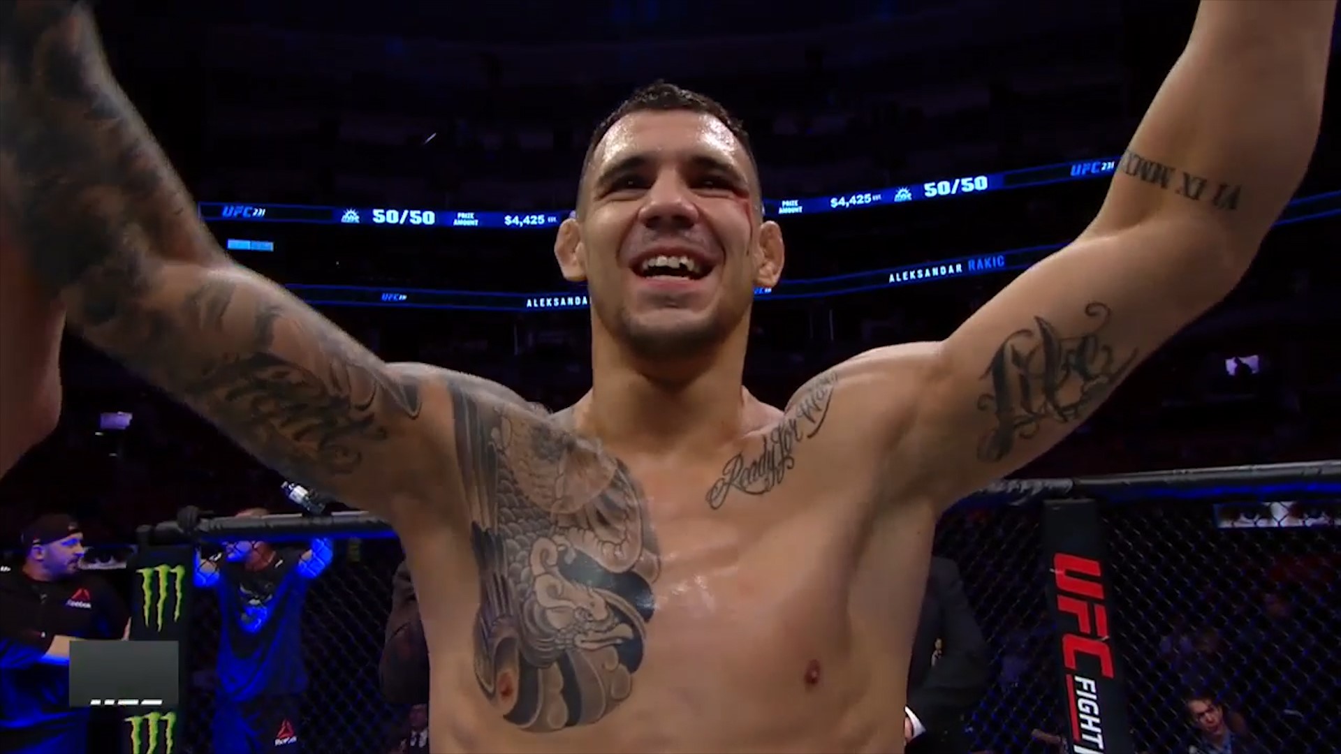 UFC 231: Aleksandar Rakic Octagon Interview | UFC