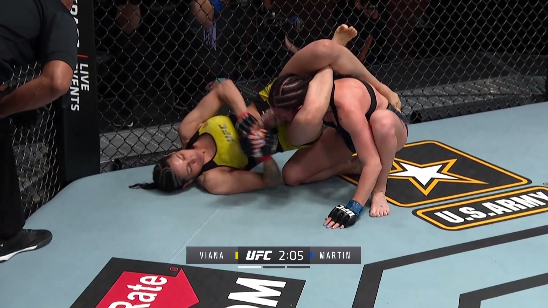 Polyana Viana locks in the arm bar to win | UFC 258: Usman vs Burnsf | UFC.