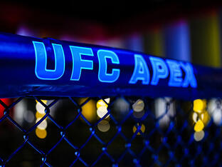 A general view of the Octagon prior to the UFC Fight Night event at UFC APEX on September 23, 2023 in Las Vegas, Nevada. (Photo by Chris Unger/Zuffa LLC)