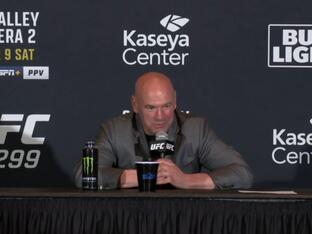 UFC CEO Dana White Addresses The Media After UFC 299: O'Malley vs Vera 2
