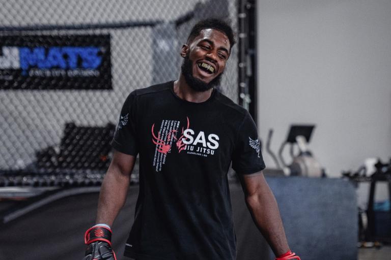 Devonte Smith trains ahead of his UFC Fight Night: Santos vs Walker bout against Jamie Mullarkey (Photo by Zac Pacleb/Zuffa LLC)