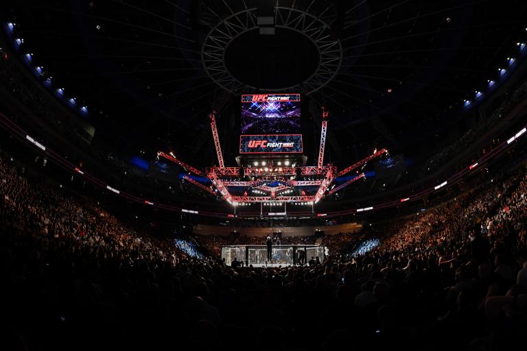 A general view of the Octagon during the UFC Fight Night event at O2 Arena on February 23, 2019 in the Prague, Czech Republic. (Photo by Jeff Bottari/Zuffa LLC)