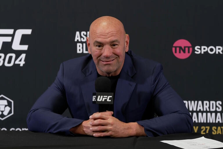 UFC CEO Dana White Speaks To The Media Following UFC 304: Edwards vs Muhammad 2 In Manchester, England