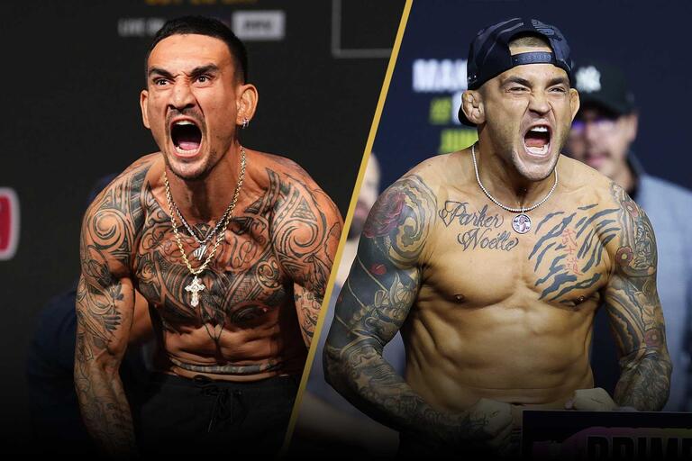 Max Holloway and Dustin Poirier