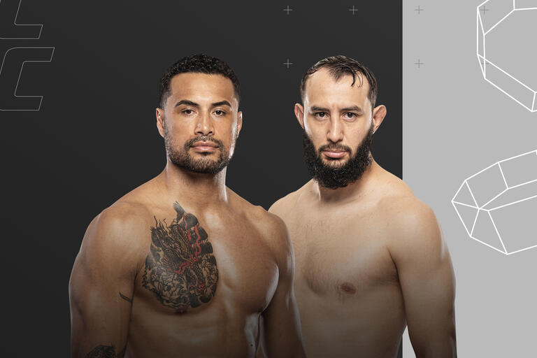 Carlos Ulberg e Dominck Reyes fazem a luta principal do UFC Perth, em setembro de 2025. (Divulgação)
