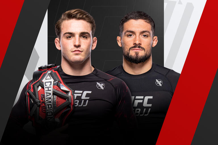 Andrew Tackett e Renato Canuto lideram o UFC BJJ 2, em 31 de julho. (Divulgação)
