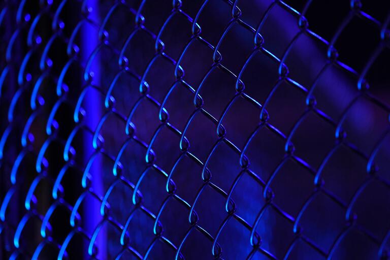 A close up of the Octagon fence (Photo by Chris Unger/Zuffa LLC)
