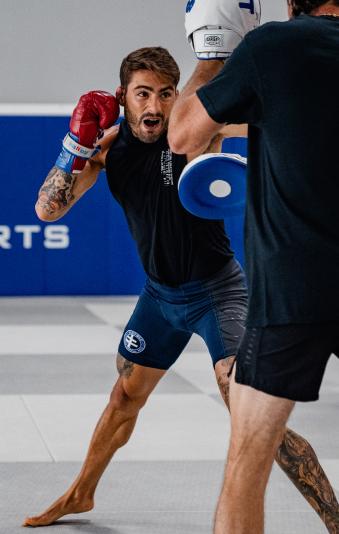 Randy Costa trains at Sanford MMA in Deerfield Beach, Florida on June 30, 2021. (Photo by Zac Pacleb) 