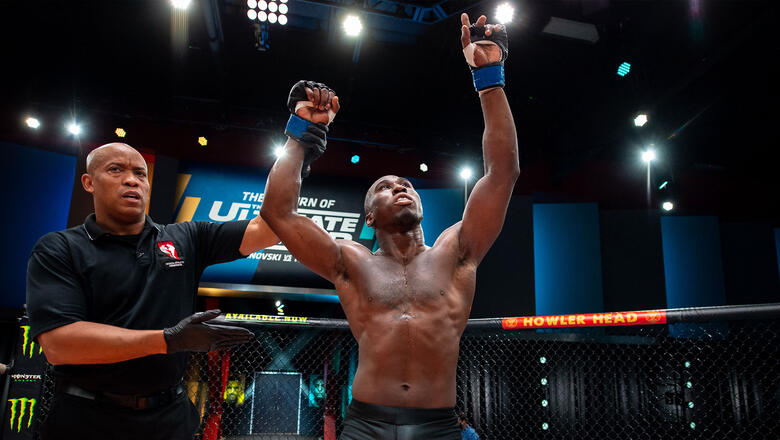 Middleweight Tresean Gore defeated Ryder Newman on episode three of The Return of The Ultimate Fighter Season 29. (Chris Unger/Zuffa LCC)
