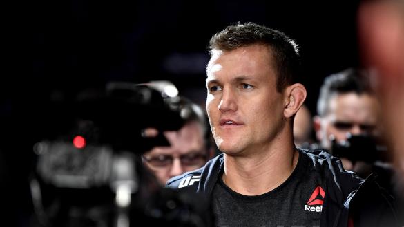  Ian Heinisch walks to the octagon during his middleweight bout during the UFC 245 event at T-Mobile Arena on December 14, 2019 in Las Vegas, Nevada. (Photo by Jeff Bottari/Zuffa LLC)