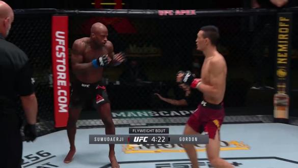  Sumudaerji delivers a lighting quick KO at UFC Vegas 15, tieing the 3rd fastest KO in UFC flyweight history