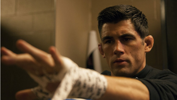 LAS VEGAS, NV - SEPTEMBER 27:  Dominick Cruz gets his hands wrapped before his fight against Takeya Mizugaki during the UFC 178 event inside the MGM Grand Garden Arena on September 27, 2014 in Las Vegas, Nevada. (Photo by Brandon Magnus/Zuffa LLC/Zuffa LL