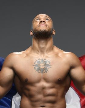 Ciryl Gane of France poses for a portrait backstage during the UFC 256 event at UFC APEX on December 12, 2020 in Las Vegas, Nevada. (Photo by Mike Roach/Zuffa LLC)