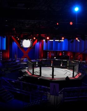 A general view of the Octagon during Dana White's Contender Series season three week nine at the UFC Apex on August 20, 2019 in Las Vegas, Nevada. (Photo by Chris Unger/DWCS LLC/Zuffa LLC)