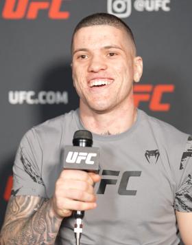 Wellington Turman em entrevista antes da luta com Andre Petroski no UFC 281 (Reprodução)