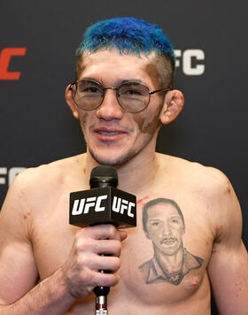 Featherweight Melquizael Costa Reacts With UFC.com After His Decision Victory Over Austin Lingo At UFC Fight Night: Holm vs Bueno Silva.