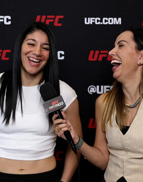 Bantamweight Ketlen Vieira Speaks With UFC Brazil's Evelyn Rodrigues Ahead Of Her Matchup With Kayla Harrison At UFC 307 Live From Salt Lake City, Utah On October 5, 2024