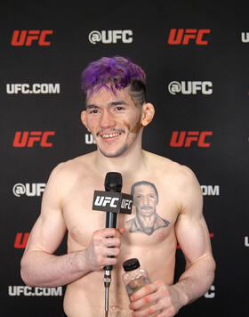 Featherweight Melquizael Costa Talks To UFC.com Following His Submission Victory Over Andre Fili At UFC Seattle on February 22, 2025