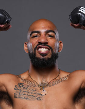 Charles Johnson poses for a portrait backstage during the UFC Fight Night event at Ball Arena on July 13, 2024 in Denver, Colorado. (Photo by Mike Roach/Zuffa LLC)
