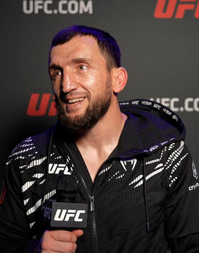 Welterweight Muslim Salikhov Reacts With UFC.com Following His KO Win Over Carlos Leal At UFC Fight Night: Whittaker vs de Ridder On July 26 in Abu Dhabi