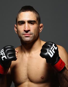 MEXICO CITY, MEXICO - NOVEMBER 15:  Ricardo Lamas poses for a post-fight portrait during the UFC 180 event at Arena Ciudad de Mexico on November 15, 2014 in Mexico City, Mexico.  (Photo by Mike Roach/Zuffa LLC/Zuffa LLC via Getty Images)