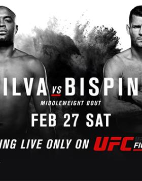 Anderson Silva Michael Bisping streaming live only on UFC Fight Pass