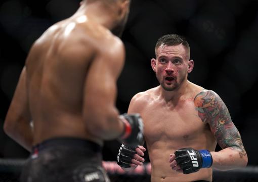 James Krause battles Trevin Giles during the UFC 247 event at Toyota Center on February 08, 2020 in Houston, Texas. (Photo by Cooper Neill/Zuffa LLC)
